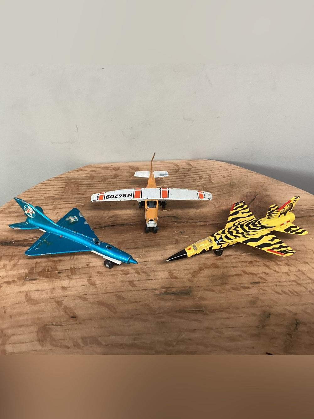 🔵 Vintage - 3 Set Matchbox Diecast Airplanes - Collectible - Old - Unique - Fun